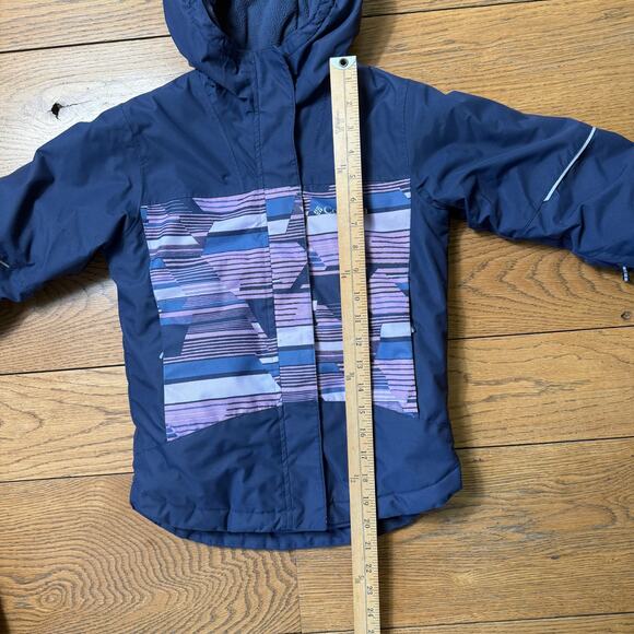 Columbia Alpine Action Ski Jacket SZ XS Blue Purple Omni Heat Winter Coat - Picture 11 of 12